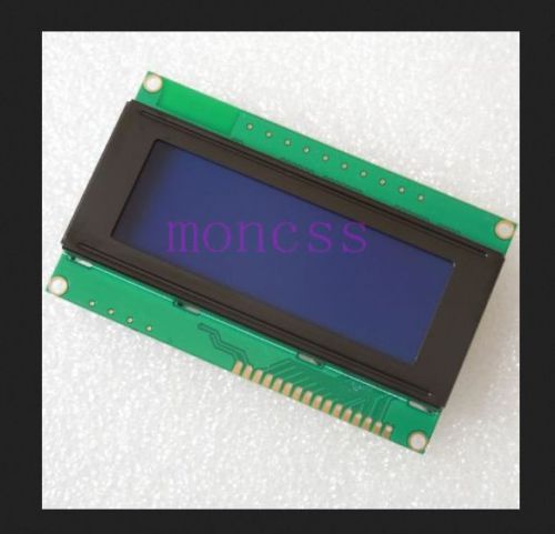 New 2004 20x4 character lcd display module blue blacklight for sale