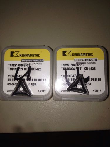 Kennametal Turning Inserts TNMS Style, PCD Diamond Turning Inserts, Two!!!