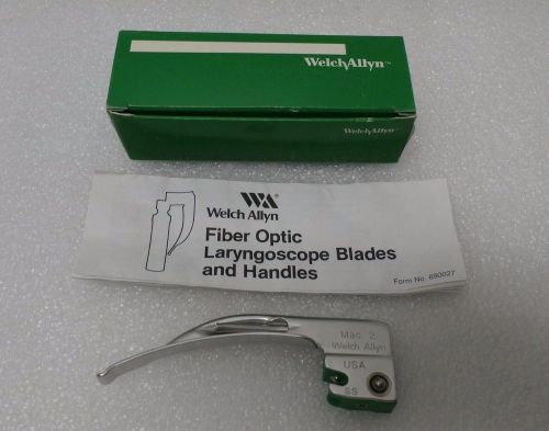1-WELCH ALLYN-Mac Laryngoscope Blade Size 2,Ref#69062,Diagnostic Instruments