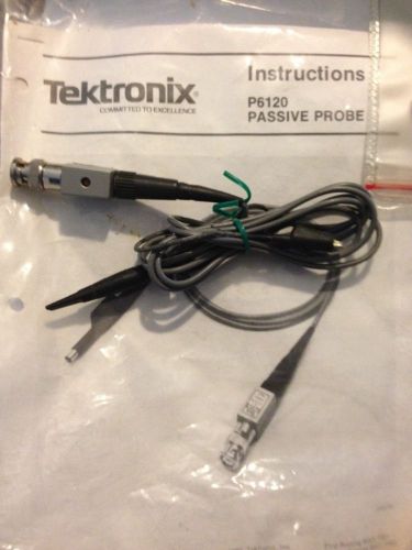 GENUINE TEKTRONIX P6120 10X  60Mhz Oscilloscope Probe with Ground Lead
