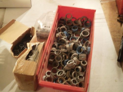 Large Mixed Lot of Electrical Bushings, Good Mix of styles and types, New &amp; Used