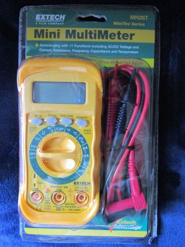 Extech MN26T Minitec Autroranging Multimeter W/Temperature Probe - Brand NEW