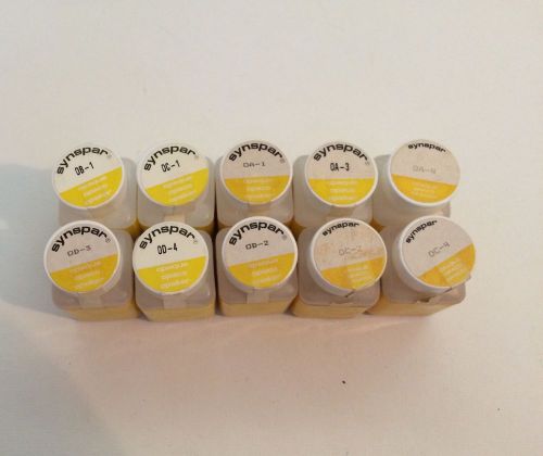 Synspar Opaque, Porcelain, Used, 10 Containers