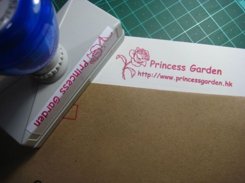 Customized pre-ink self-inking rubber stamp ( large) for sale