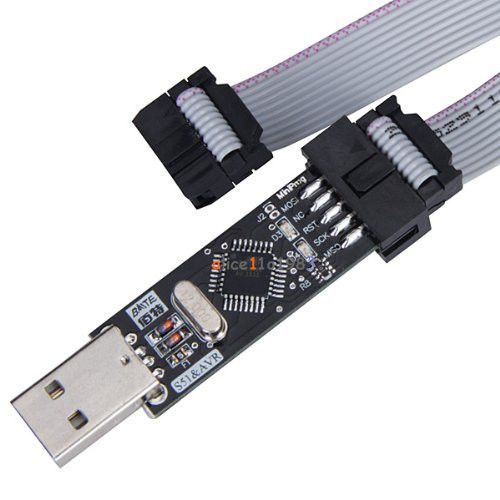 10PCS New USBASP USBISP AVR Programmer USB ATMEGA8 ATMEGA128