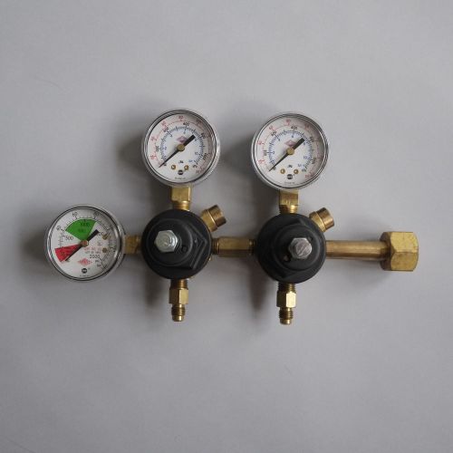 Taprite Two Product Dual Pressure Draft Beer Brewery Kegerator CO2 Regulator