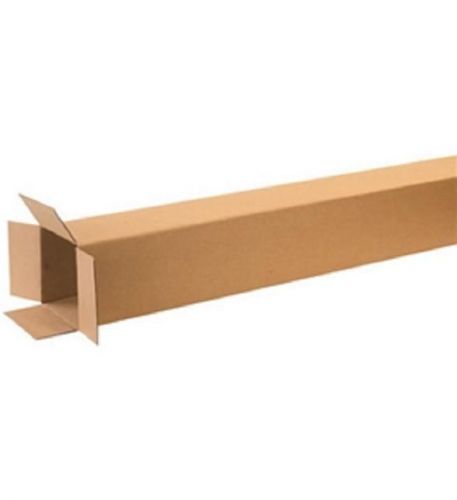 Corrugated cardboard tall shipping storage boxes 8&#034; x 8&#034; x 60&#034; (bundle of 15) for sale