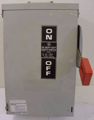 Ge th3361r 3r fusible disconnect 30a 600v 3ph nema 3r rated - outdoor for sale