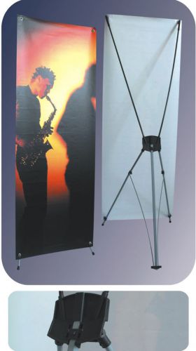 24x63 Tripod X Banner Stand Trade Show Display Xstand wholesale  - 10 pack