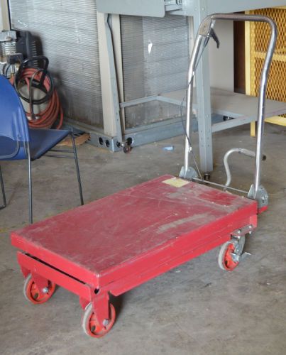 18&#034;x36&#034; Mobile Hydraulic lift Carts