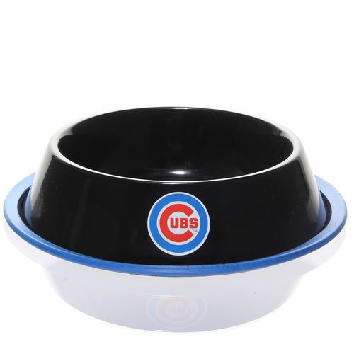 Chicago Cubs 24oz. Black Gloss Pet Bowl