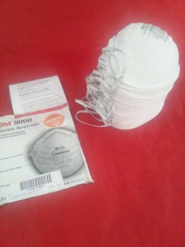 3M 8000 Particle Respirator N95, 30-Pack