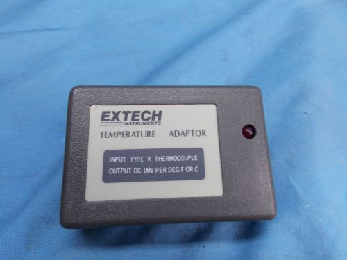 Extech Input Type K Thermocouple Temperature Adapter 3each
