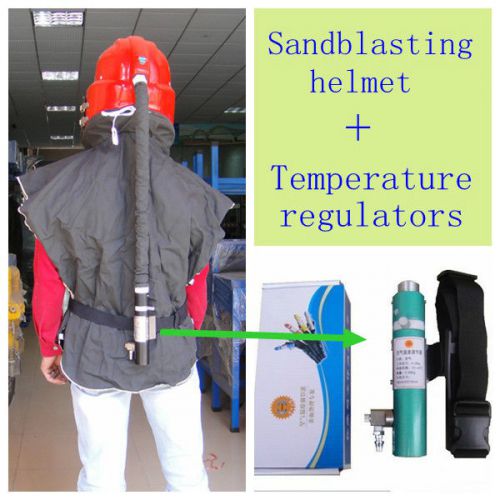 Sandblasting helmet And The temperature regulator