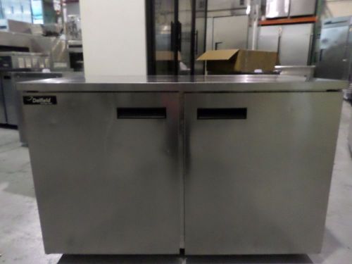 Under counter 48 inch 2 door refrigerator/cooler stainless steel for sale