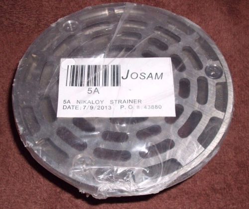 Josam 5A 30004-5A-T-SS Super-Flo Nickaloy Satin Round Strainer