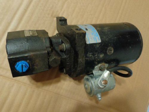 John S Barnes JSB DC Motor Pump Assembly Part No 220 0727 VDC 12
