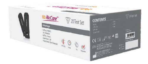 Blood Glucose Control Monitor HBA1C Analyzer Test Strips (Pack Of 40 Strips)