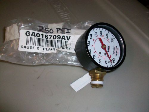 GA016709AV CAMPBELL HAUSFELD 2&#034; LEFT SIDE TANK GAUGE 0-250 PSI