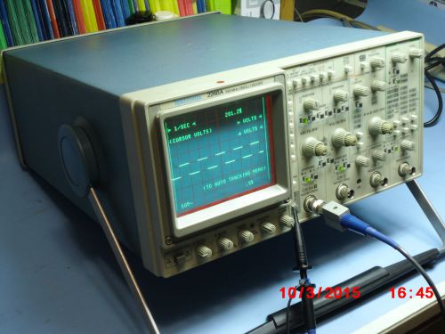 TEKTRONIX 2246A 4-Channel 100 Mhz Bandwidth Oscilloscope w/Voltmeter Measurement