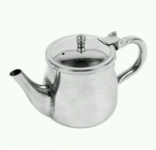 New Stainless Steel Teapot 10oz Capacity Gooseneck Spout Thunder Group SLGN032