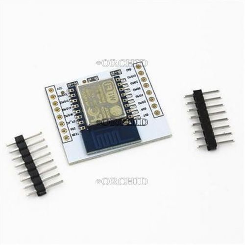 5pcs esp8266 esp-12 remote serial wifi module with io adapter plate expansion