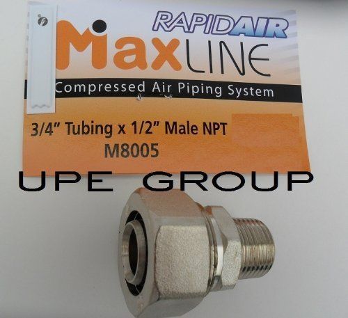 M8005 RAPIDAIR MAXLINE 3/4&#034; AIR HOSE CONNECTOR, 1/2&#034; NPT FITTING