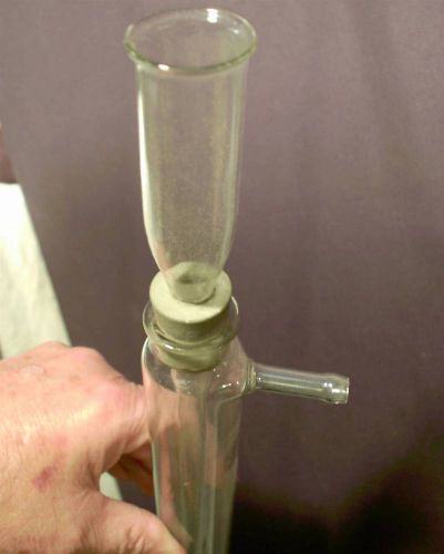 Pyrex glass distillation condenser 350 ml laboratory lab 33&#034; long 24/40 liebig for sale