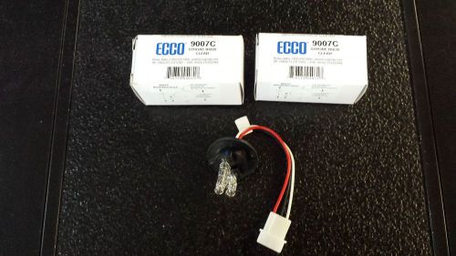 Ecco 9007C clear strobe bulbs - quantity of 2
