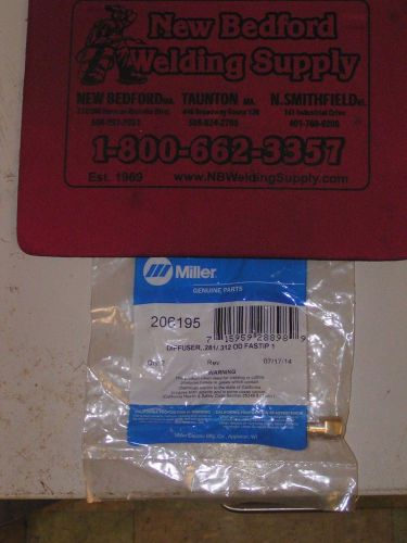 MILLER ELECTRIC 206195 Gas Diffuser, Roughneck, FasTip, PK 2