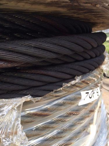 Steel cable full coil wire spool rope 1 inch approx 800 feet hoisting for sale