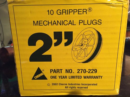 CHERNE INDUSTRIES 2&#034; GRIPPER MECHANICAL PLUGS PART NO. 270-229