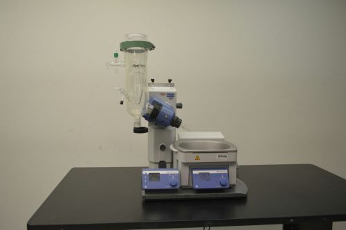 Ika rv10 rotary evaporator with heating bath and optichem glassware condenser for sale