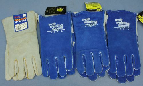 3 Revco Black Stallion 320 Cowhide Welder Welding Gloves Large 320L Kinco 0297