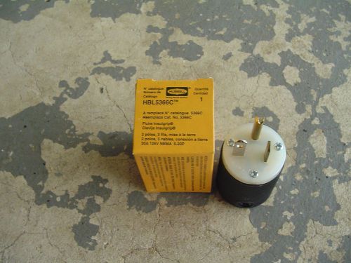 HUBBELL HBL5366C MALE PLUG 20A 125V NEW IN BOX(LOT OF 10) LOOK!!!