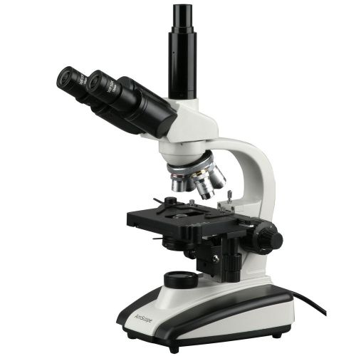 40x-1000x led trinocular compound microscope with 3d stage &amp; reversed nosepiece for sale