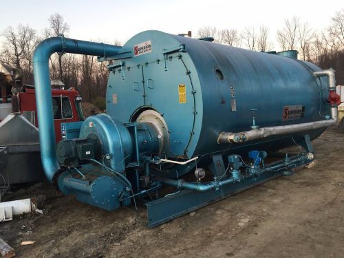Used 2002 mohawk superior 600 hp hot water / steam package boiler natural gas for sale