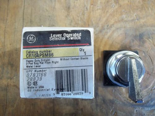 GE SELECTOR SWITCH CR104PSM86