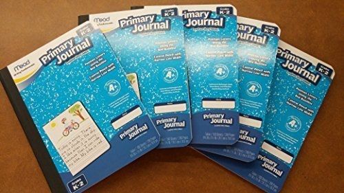 5 Pack Of Mead MEA09956 Primary Journal K-2nd Grade