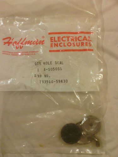 Hoffman AS050SS Hole Seal for 1/2&#034; Conduit, Stainless Steel Type 304, 1.38&#034; Seal