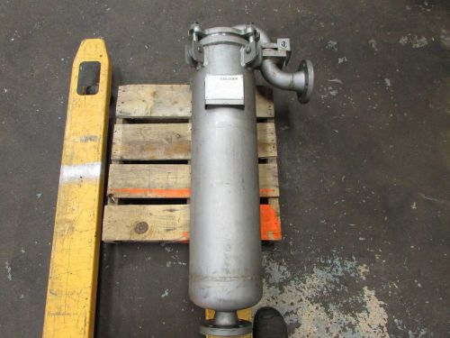 ESS Corp. Model BG1-L2-2F-SS 316 Bag Filter Housing  2&#034; Flange In/Out 32&#034; Long
