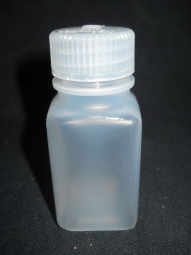 Nalgene 60mL / 2oz Wide-Mouth Square Sample Bottle &amp; Screw Cap, 2110-002