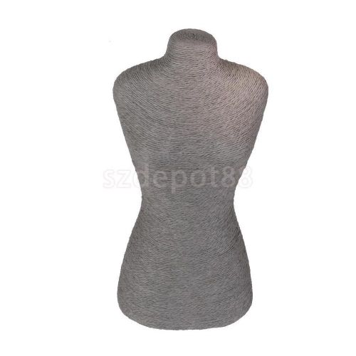 Necklace shop display bust jewellery display stand holder grey for sale