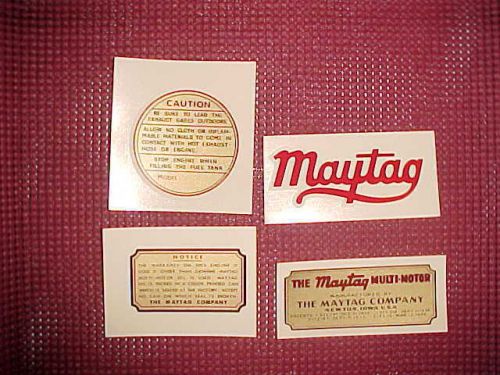 Maytag decal set multi-motor gas engine twins  singles for sale