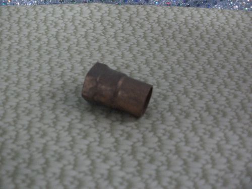Copper fitting, plumbing, 3/8&#034; npt female  x  5/8&#034; coupling for sale