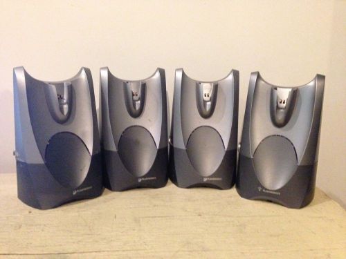 Lot of 4 plantronics cs50 wiresless charging docking base station for sale