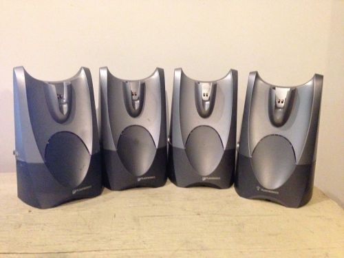 Lot of 4 Plantronics CS50 Wiresless Charging Docking Base Station