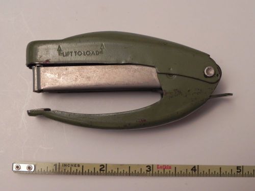 Vintage  green swingline cub plier stapler for sale