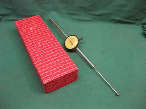 STARRETT No.655-5041 DIAL INDICATOR - .001&#034; 0-100 WITH ROLLER CONTACT POINT