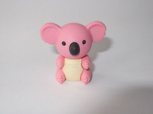 Iwako Japan Cute Kawaii Pink Koala Bear Eraser Made in Japan